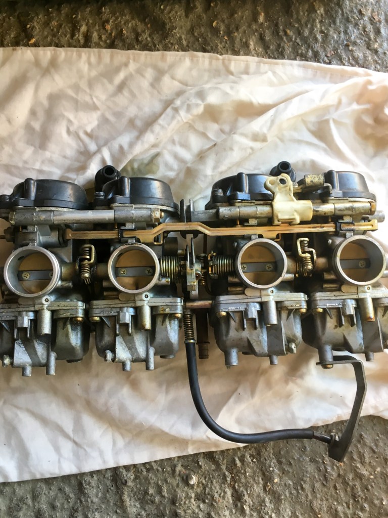 Motorcycle Carb Cleaning
